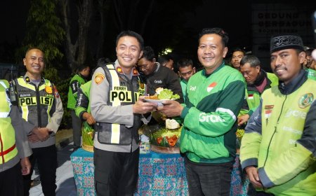 Polres Bojonegoro Perkuat Sinergi Harkamtibmas, Gelar Doa Bersama Komunitas Ojol
