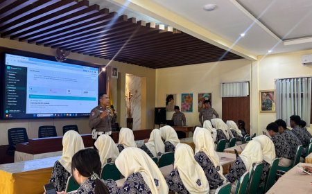 Polres Madiun Edukasi Pelajar, Dorong Generasi Muda Bijak Manfaatkan Teknologi AI