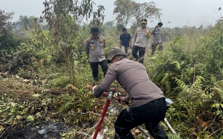 Polda Jambi Gunakan 1.400 Liter Cairan X-Fire untuk Percepat Penanganan Karhutla di Taman Nasional Berbak
