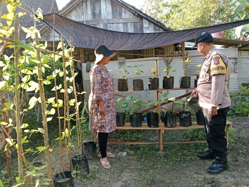 Wujudkan Desa Produktif, Bhabinkamtibmas Konsisten Dukung Ketahanan Pangan