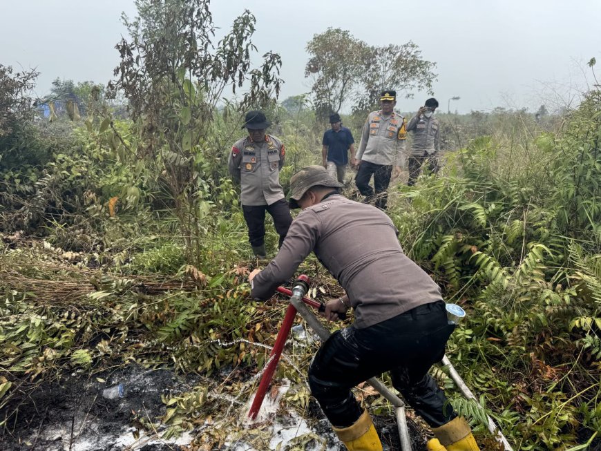 Polda Jambi Gunakan 1.400 Liter Cairan X-Fire untuk Percepat Penanganan Karhutla di Taman Nasional Berbak